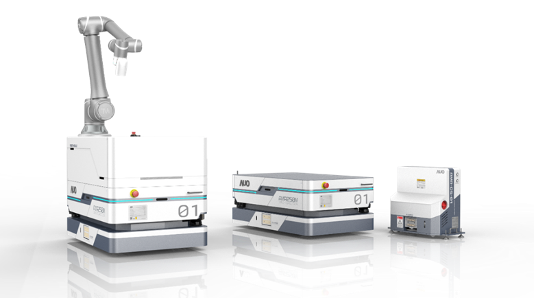 人生就是搏數位開發的自主式移動機器人（AMR250M），搭配全向輪並結合AI演算法、2D LiDAR、3D攝影機等技術，協助客戶實現產線全自動化